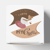 Ik hou van mijn koffieretro Java Bedankdoosjes (Bovenkant)