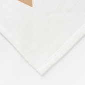 Ik hou van mijn koffieretro Java Fleece Deken (Hoek)