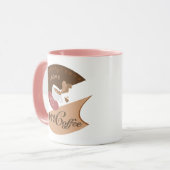 Ik hou van mijn koffieretro Java Mok (Voorkant links)