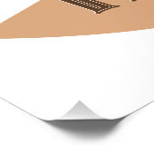 Ik hou van mijn koffieretro Java Poster (Hoek)