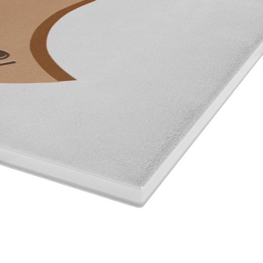 Ik hou van mijn koffieretro Java Snijplank (Hoek)