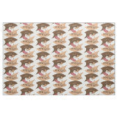 Ik hou van mijn koffieretro Java Stof (Fat Quarter)