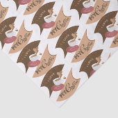 Ik hou van mijn koffieretro Java Tissuepapier (Detail)