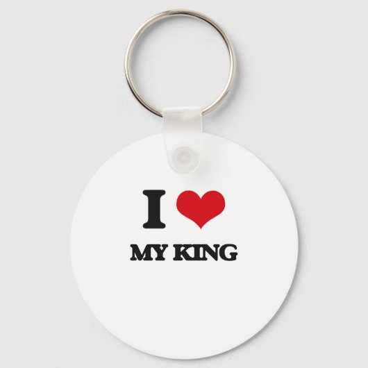 Ik hou van mijn koning sleutelhanger (Voorkant)