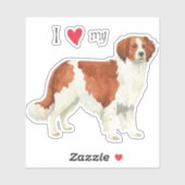 Ik hou van mijn Kooiker Vinyl Sticker (Vel)