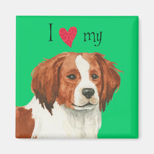 Ik hou van mijn Kooikerhondje Magneet
