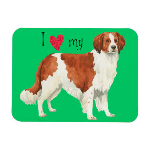 Ik hou van mijn Kooikerhondje Magneet