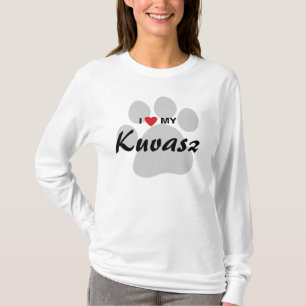 Ik hou van mijn Kuvasz Hondenliefhebbers Shirt