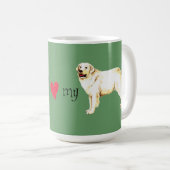 Ik hou van mijn Kuvasz Koffiemok (Voorkant rechts)