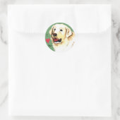 Ik hou van mijn Kuvasz Ronde Sticker (Tas)