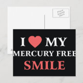 Ik hou van mijn kwikvrije glimlach-Briefkaart Briefkaart (Voorkant / Achterkant)