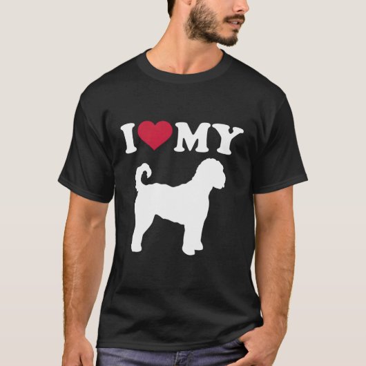Ik hou van mijn labradole t-shirt (Voorkant)