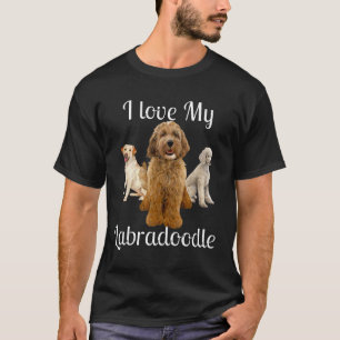 Ik hou van mijn Labradoodle Dog T-shirt