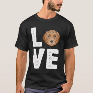 Ik hou van mijn labradoodle hoodie t-shirt