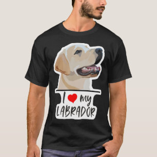 Ik hou van mijn labrador 35 t-shirt