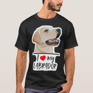 Ik hou van mijn labrador 35 t-shirt