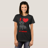 Ik hou van mijn labrador 3 t-shirt (Voorkant volledig)