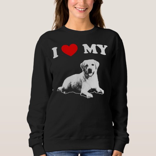 Ik hou van mijn labrador 4 trui (Voorkant)