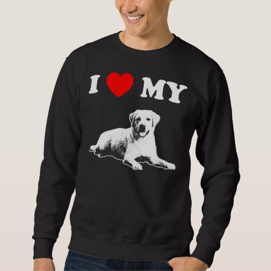 Ik hou van mijn labrador 4 trui (Voorkant)
