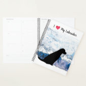 Ik hou van mijn labrador - Black Dog - Black Lab Planner (Display)