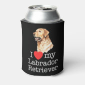 Ik hou van mijn labrador Retriever Blikjeskoeler (Blikje Achterkant)