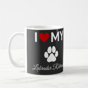 Ik hou van mijn Labrador Retriever hond aangepaste Koffiemok