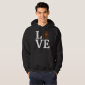 Ik hou van mijn Labrador Retriever Labrador Retrie Hoodie (Voorkant volledig)