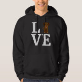 Ik hou van mijn Labrador Retriever Labrador Retrie Hoodie (Voorkant)