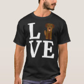 Ik hou van mijn Labrador Retriever Labrador Retrie T-shirt (Voorkant)