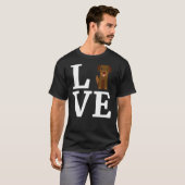 Ik hou van mijn Labrador Retriever Labrador Retrie T-shirt (Voorkant volledig)