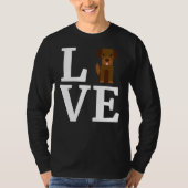 Ik hou van mijn Labrador Retriever Labrador Retrie T-shirt (Voorkant)