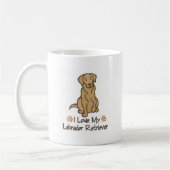 Ik hou van mijn Labrador Retriever Mok (Links)