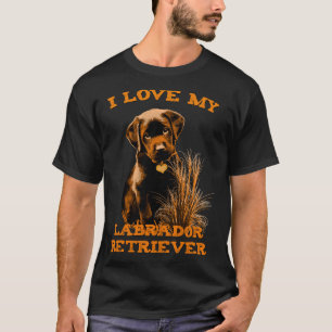 Ik hou van mijn labrador Retriever T-shirt