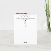 Ik hou van mijn Labrador Retriever Wenskaart Bedankkaart (Achterkant)