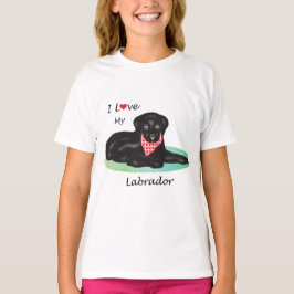 Ik hou van mijn labrador t-shirt