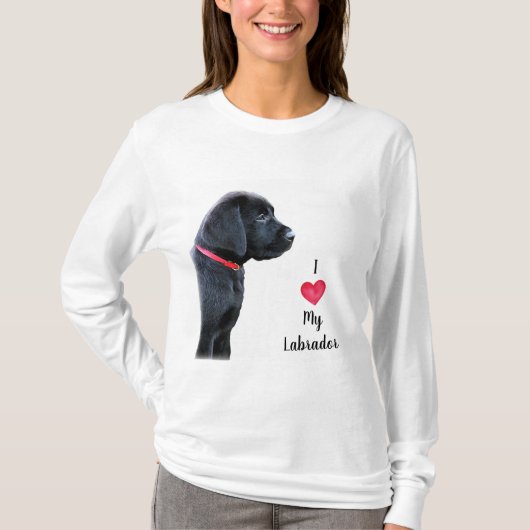 Ik hou van mijn labrador t-shirt (Voorkant)