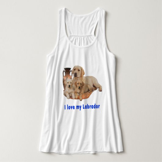 Ik hou van mijn Labrador t-shirts (Design voorkant)