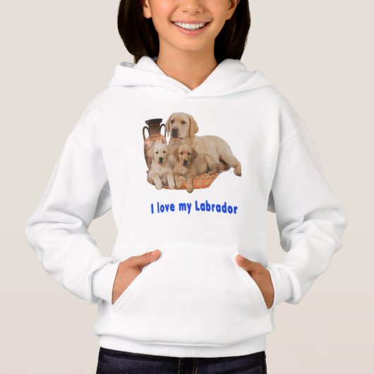 Ik hou van mijn Labrador T-shirts (Voorkant)