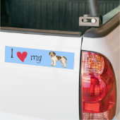 Ik hou van mijn Lagotto Bumpersticker (Op Truck)