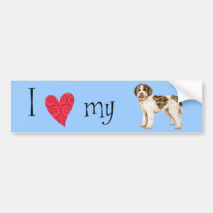 Ik hou van mijn Lagotto Bumpersticker