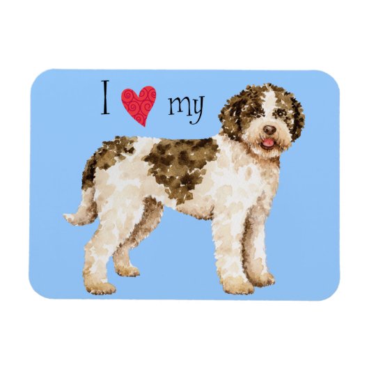 Ik hou van mijn Lagotto Magneet (Horizontaal)