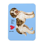 Ik hou van mijn Lagotto Magneet (Verticaal)