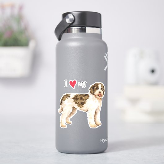Ik hou van mijn Lagotto Romagnolo Vinyl Sticker (HydroFlask)
