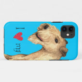 Ik hou van mijn Lakeland Terrier Case-Mate iPhone Case (Achterkant (horizontaal))