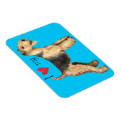 Ik hou van mijn Lakeland Terrier Magneet (Rechterzijde)