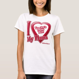Ik hou van mijn lama - Foto T-shirt