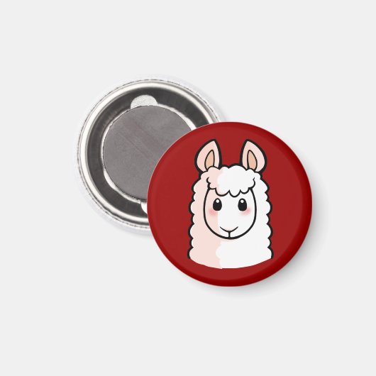 Ik hou van mijn lama magneet (Voorkant / Achterkant)