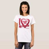 Ik hou van mijn lama's - Foto T-shirt (Voorkant volledig)