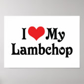Ik hou van mijn Lambchop Poster (Voorkant)