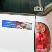 Ik hou van mijn land bumpersticker (Op Truck)